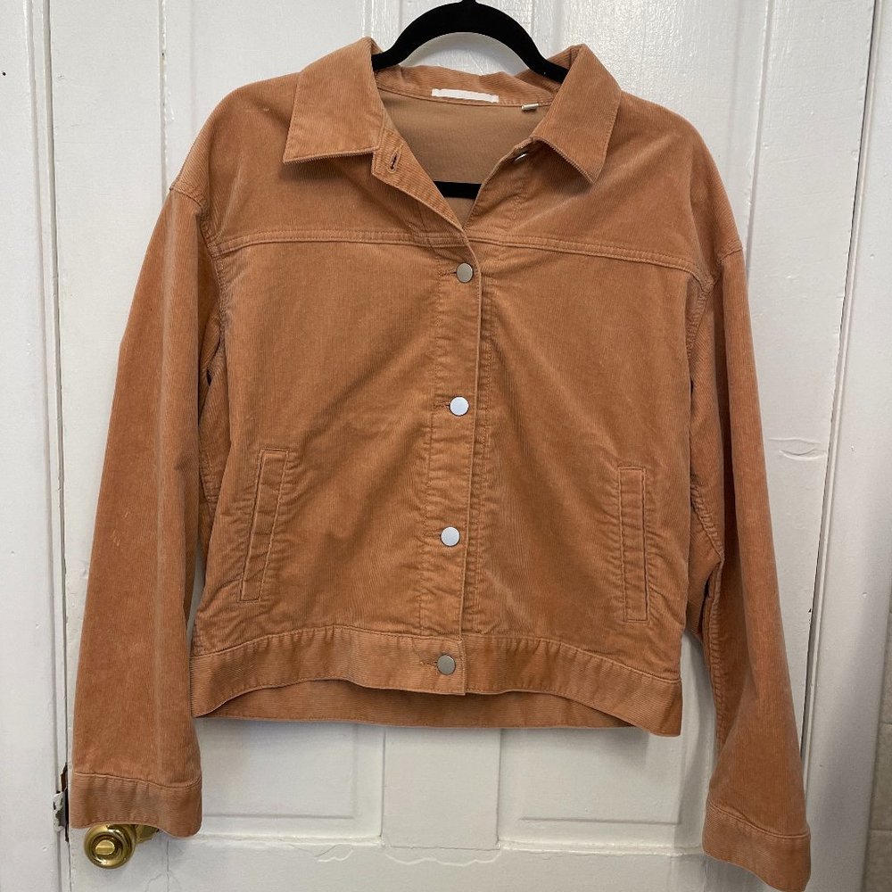 Uniqlo cropped corduroy jacket size M